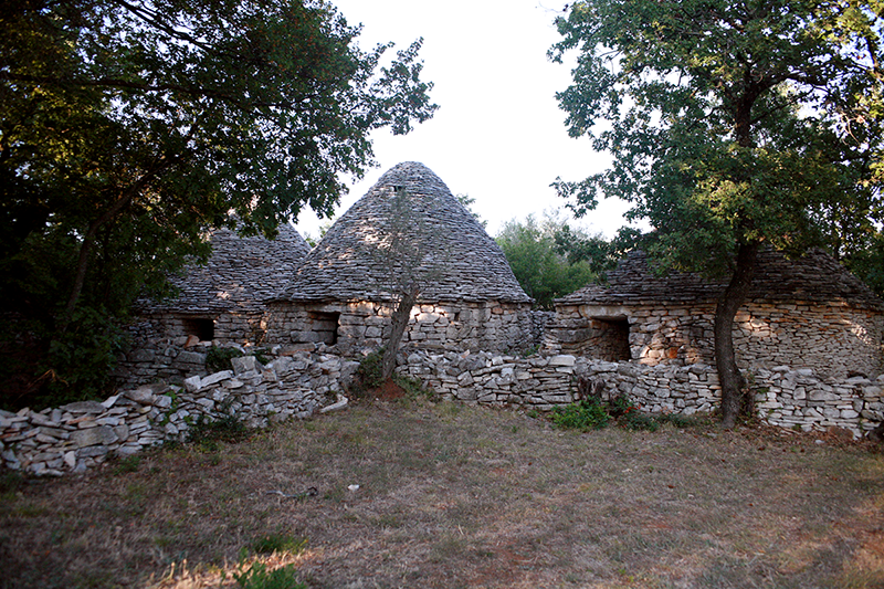 Three dry-stone huts, Croatia