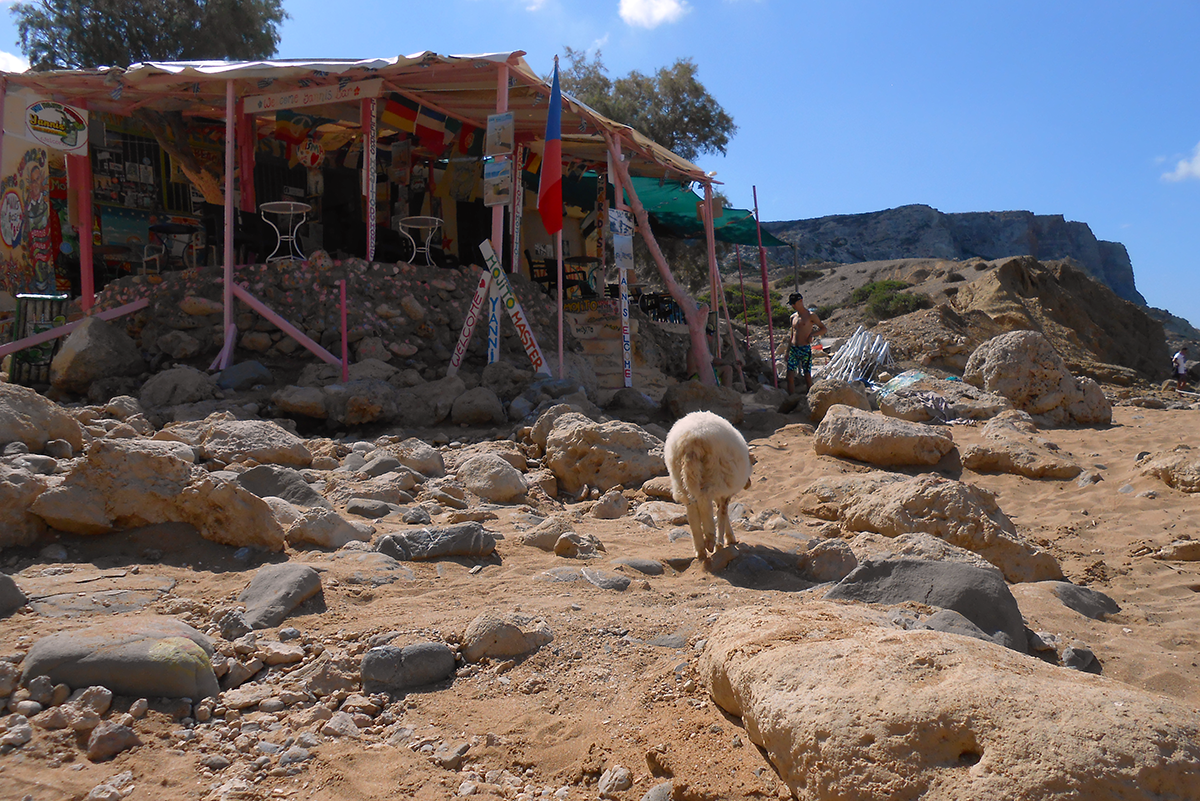 Crete : The Red Beach